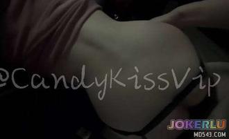  地下车震吓死了被插到一半来人了 CandyKiss